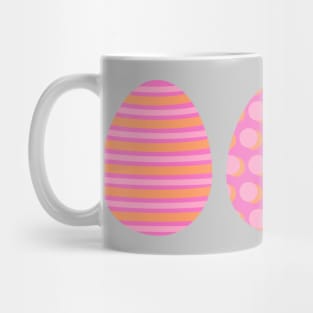 Eggspert Easter Eggs - Decorated Eggs in Pink and Orange Mug